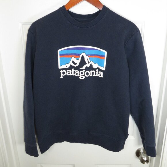 Patagonia Fitz Roy Horizons Uprisal Crew Neck Sweatshirt Adult Medium-Regular - Picture 1 of 4